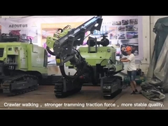 採鉱DTHの訓練機械回転式試錐孔のクローラー油圧DTH掘削装置