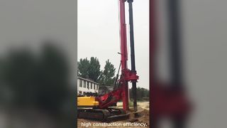 ロータリー掘削リグ 太陽光発電ステーション 基礎杭建設機械 油圧掘削リグ
