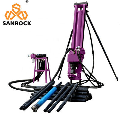 質  Portable Bucket DTH Drilling Rig Machine SRQD70 Mining Borehole Rotary Drilling Rig 工場