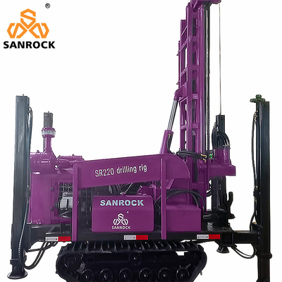 質  Manufacturer Water Well Rig Hydraulic Bore hole 220Meters Deep Water Well Drilling Rigs 工場