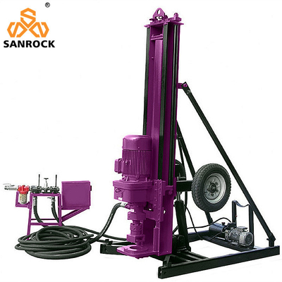 質  Hydraulic Borehole Deep Rock Drilling Rig Portable Pneumatic Mining Drilling Rig Machine 工場