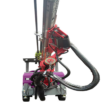質  Underground Mining Drill Rig Tunnel Hard Rock Borehole Drilling Equipment Jumbo Drilling Rig 工場