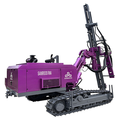 表面掘削機 採掘 DTH 掘削リグ 回転速度 180r/min クローラー 掘削リグ