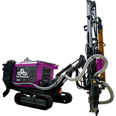 クローラー掘削装置装置の回転式試錐孔油圧DTHの掘削装置