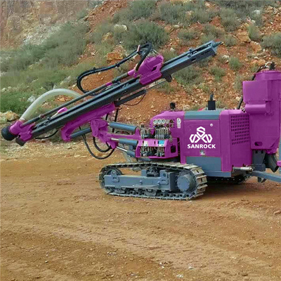 送風穴DTHの訓練機械鉱山機械58KWディーゼル油圧DTHの掘削装置