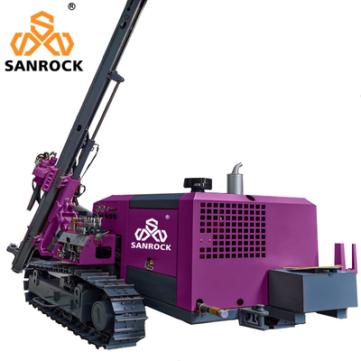 送風穴DTHの訓練機械鉱山機械58KWディーゼル油圧DTHの掘削装置