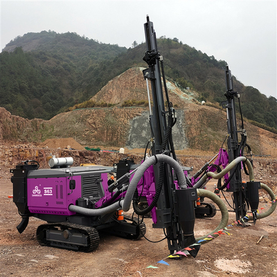 クローラーDTH掘削装置の機械類30mの深さによって統合される採鉱油圧掘削装置