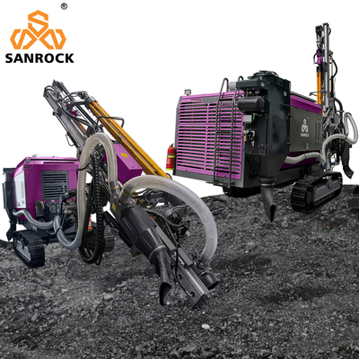 油圧掘削装置機械自動統合された鉱山の送風穴DTHの掘削装置