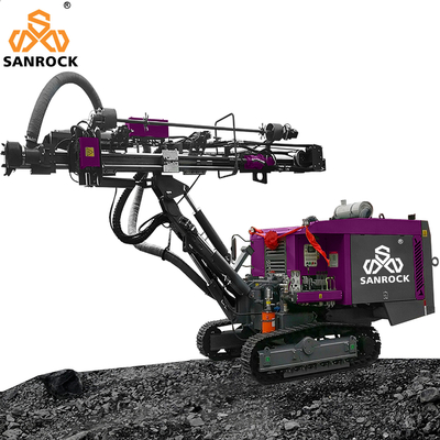 クローラーDTH掘削装置の機械類30mの深さによって統合される採鉱油圧掘削装置