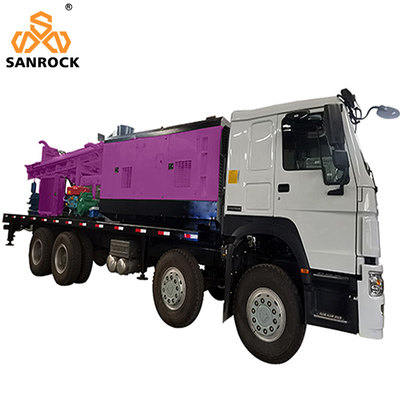 井戸に装置をあける泥ポンプ油圧が付いているトラックによって取付けられる井戸の掘削装置