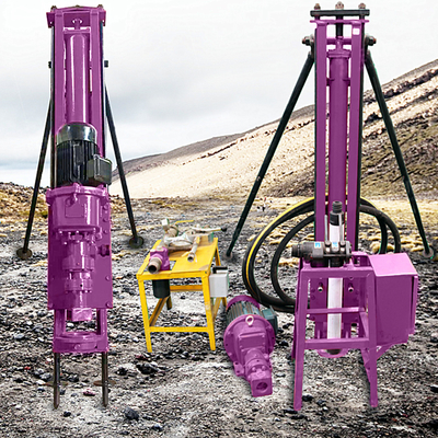 鉱山 水力孔桶掘削リグ 水平方向掘削機