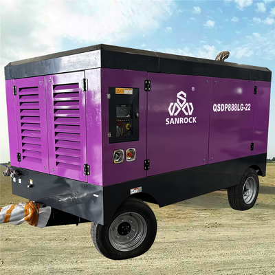 SANROCK 高圧スクリュー空気圧縮機 鉱山 価格