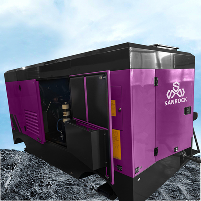 221KW ディーゼルスクリューエアコンプレッサー マシン 高圧水井スクリューエアコンプレッサー