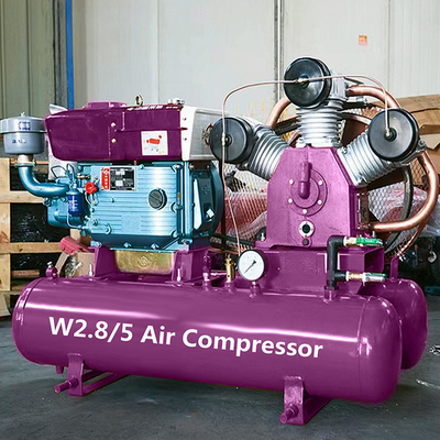 ピストン空気圧縮機 マシンベルト駆動式空気圧縮機 タンク付き 産業用商業用空気圧縮機