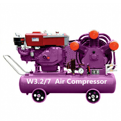 ポータブル ミニエアコンプレッサー 11KW / 15KW / 18.5KW / 22KW 産業機械ベルト駆動ピストンエアコンプレッサー