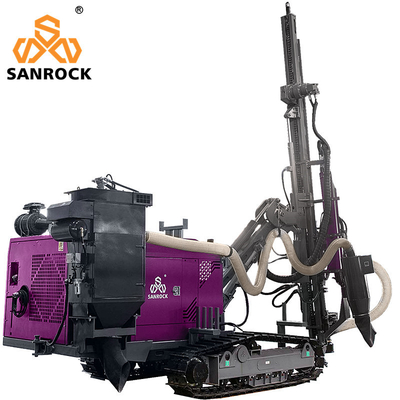 トップハマー ハードロック鉱山 水力DTHドリルリグ 22kwマックス.インパルスパワー