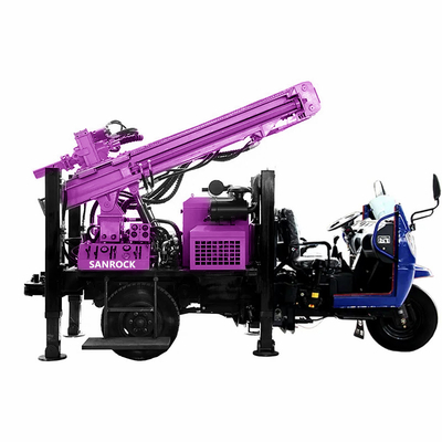 ディーゼルエンジンの持ち運び可能な水井掘削装置,回転速45~70rpm