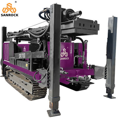 700m深水井掘りリグ 水力井掘りリグ 機械 携帯型カミンズエンジン