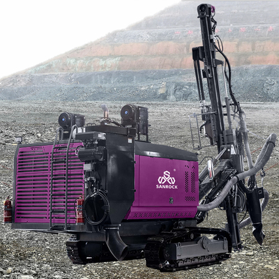 鉱山 岩石 爆発 穴 掘削 リグ パワー 194kw クローラー DTH 掘削 機械 水力 掘削 リグ