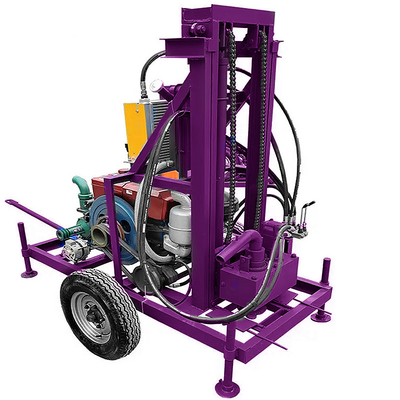 携帯水井掘削リグ パワー 22HP 水力掘削機 深水井掘削リグ