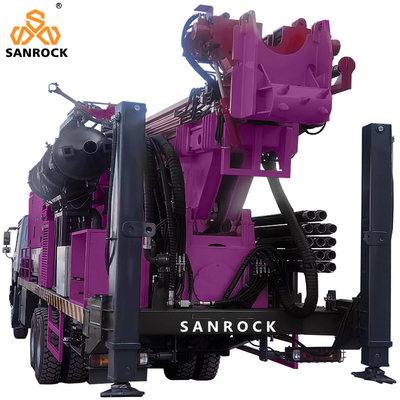 液体水井掘削リグ リフティングフォース 22T/25T/47T/57T トラック搭載のRC掘削リグマシン