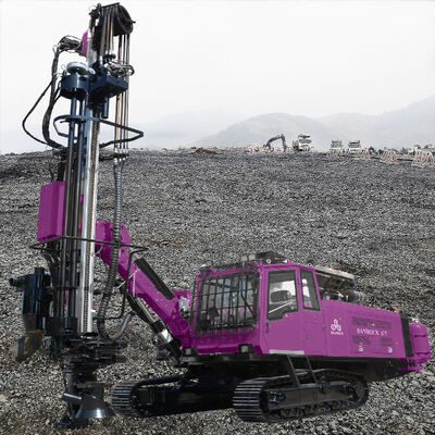 Surface DTH Drilling Rig Depth 28m Crawler Blast Hole Drill Rig Integrated Drilling Equipment