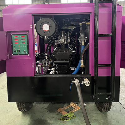ポータブルスクリューエアコンプレッサー マシンパワー 194kw 鉱山スクリューエアコンプレッサー ディーゼルエアコンプレッサー