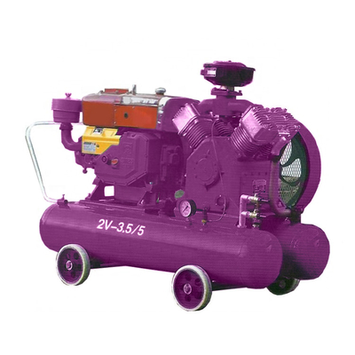 ポータブル ミニエアコンプレッサー 11KW / 15KW / 18.5KW / 22KW 産業機械ベルト駆動ピストンエアコンプレッサー