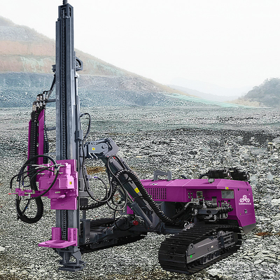 表面掘削機 採掘 DTH 掘削リグ 回転速度 180r/min クローラー 掘削リグ