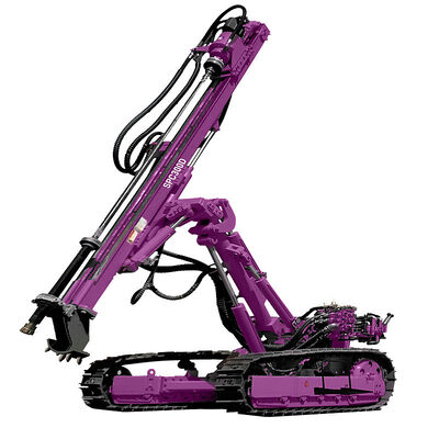 モバイルドリリングリグ ローータリーヘッド パワー 3.7kw 小型DTHドリルリグ 掘削設備