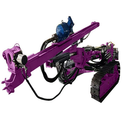 油圧掘削リグ 30m 岩盤破砕 DTH ドリルマシン クローラー掘削リグ