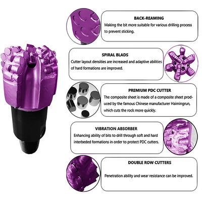 パーソナライズド PDC ダイヤモンドビット 油田掘削ツール 耐磨性 PDC 掘削ビット