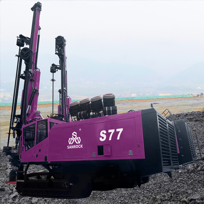 クローラー掘削リグ 335KW ディーゼル 水力掘削機 表面採掘 DTH 掘削リグ