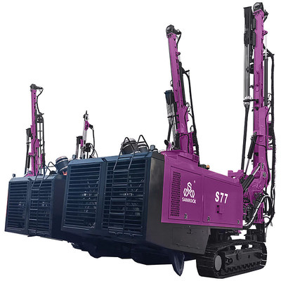 クローラー掘削リグ 335KW ディーゼル 水力掘削機 表面採掘 DTH 掘削リグ