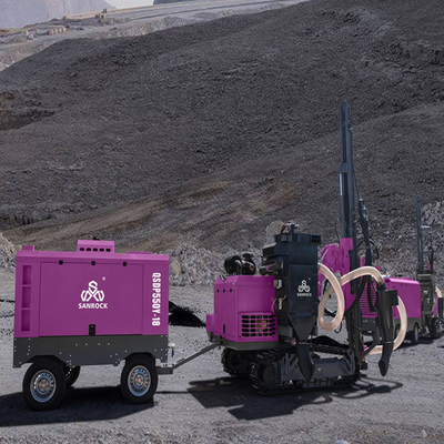 ポータブルドリリングリグ機 高品質の鉱山機械 クローラーDTHドリリングリグ