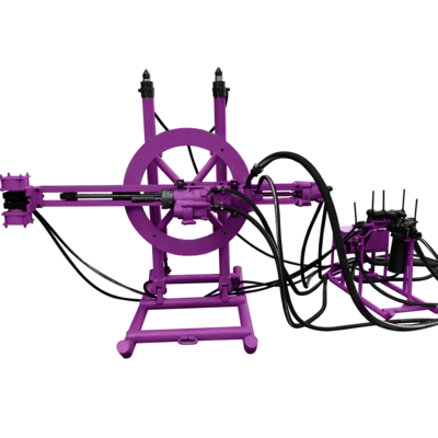 地下 DTH ドリルマシン 360 度発破孔掘削装置 小型掘削リグ