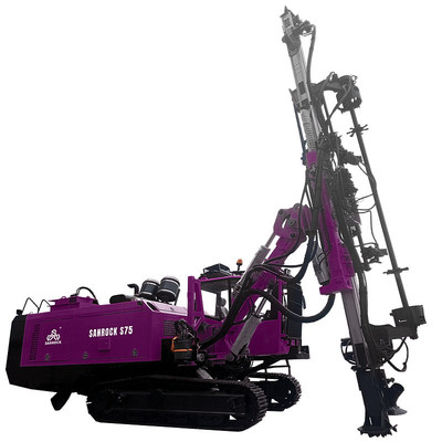 Surface DTH Drilling Rig Depth 28m Crawler Blast Hole Drill Rig Integrated Drilling Equipment