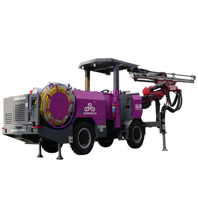 Underground Drilling Equipment Diesel Engine 66kw Construction Machine Tunneling Jumbo Drilling Rig