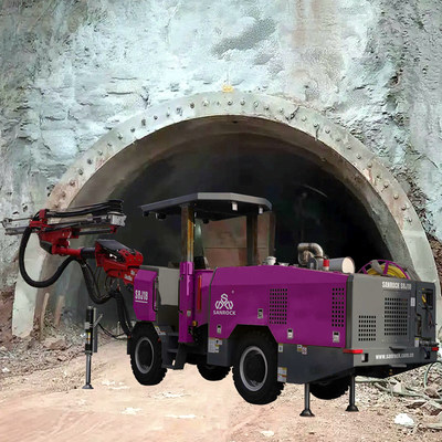 Single Face Boom Jumbo Drill Rig Tunnel Rock Borehole Drilling Equipment Underground Drilling Rig