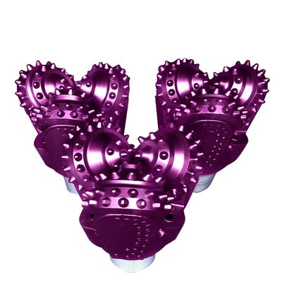 オイル地質ローラーコーンビット ラバーシールベアリング TCI 三連コーンビット 硬岩掘削ビット