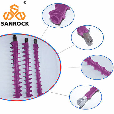 Factory Price Twist Drilling Rod High Strength Spiral Drill Rod Rock Drill Tools Integral Drill Rods