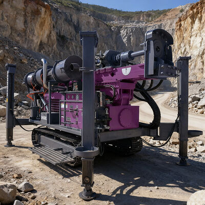 鉱山コア掘削機 揚力12KN リバースサーキュレーション掘削リグ ポータブル掘削リグ