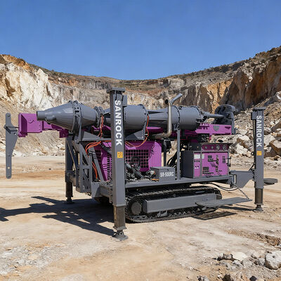 クローラー式岩心掘削機 鉱山探査掘削リグ リバースサーキュレーションクローラー掘削リグ