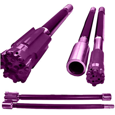 ロックドリルロッド 鉱山掘削工具 T38 トップハンマーねじ延長ドリルロッド