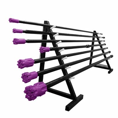 ねじ付きドリルロッド R32 T38 T45 T51 GT60 トップハンマー掘削速度ドリフティングドリルロッド