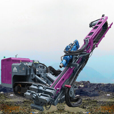 クローラーDTH掘削リグ 150m深度 水力掘削リグ ディーゼル鉱山掘削機