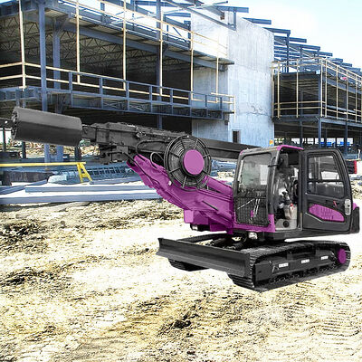 クローラーロータリー掘削機 土木工事基礎 油圧式ボーリング掘削機