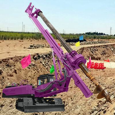 Rotary Piling Machine Building Infrastructure Construction Machinery Mobile Rotary Drilling Rig