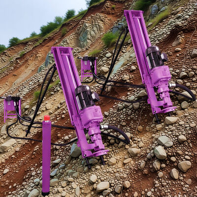 鉱山掘削リグ高効率破砕および貫通岩石 DTH 掘削リグ小型掘削機