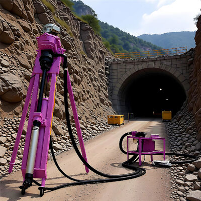 鉱山掘削リグ高効率破砕および貫通岩石 DTH 掘削リグ小型掘削機